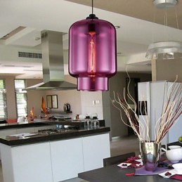 Lustre Mini Style Moderne Contemporain Verre