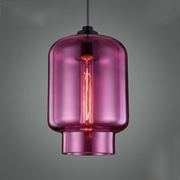 Lustre Mini Style Moderne Contemporain Verre