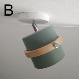 Plafonnier chromatique rond Macaron (lumière simple)