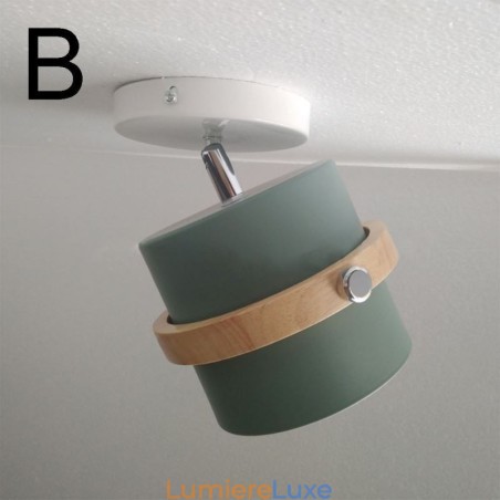 Plafonnier chromatique rond Macaron (lumière simple) Plafonnier chromatique rond Macaron (lumière simple)