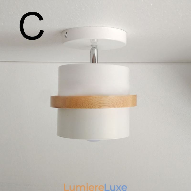 Plafonnier chromatique rond Macaron (lumière simple)