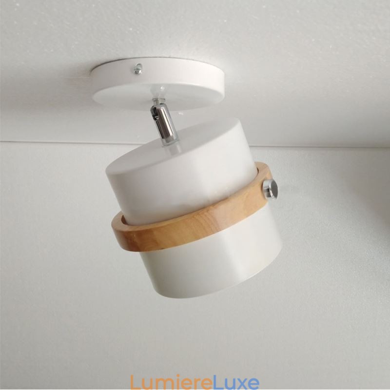 Plafonnier chromatique rond Macaron (lumière simple)