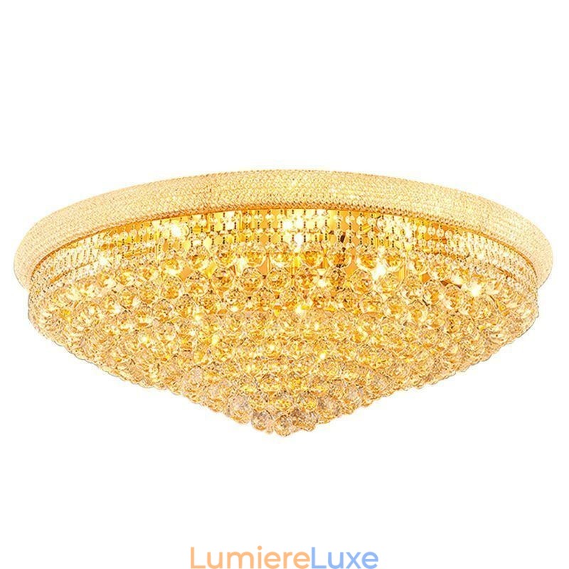 Plafonnier européen en cristal de luxe