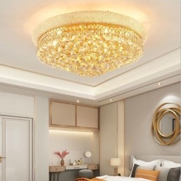 Plafonnier européen en cristal de luxe