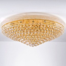 Plafonnier européen en cristal de luxe