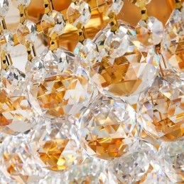 Plafonnier européen en cristal de luxe