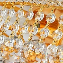 Plafonnier européen en cristal de luxe