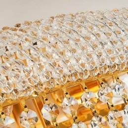 Plafonnier européen en cristal de luxe