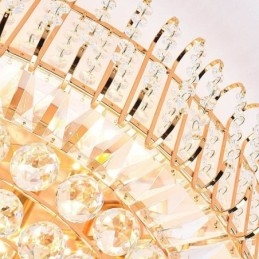 Plafonnier rond en cristal de style européen