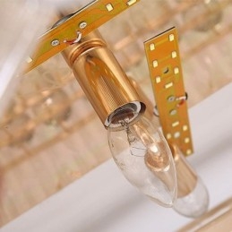 Plafonnier rond en cristal de style européen