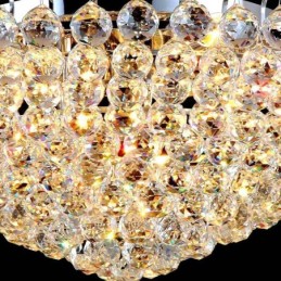 Plafonnier rond en cristal de style européen