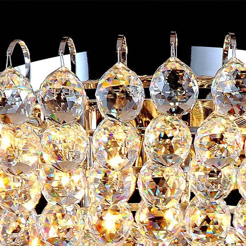 Plafonnier rond en cristal de style européen