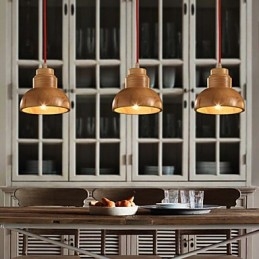Lustre Mini Style Traditionnel Classique Bois Bambou