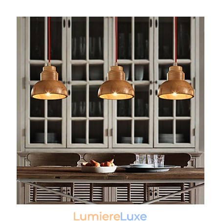 Lustre Mini Style Traditionnel Classique Bois Bambou Lustre Mini Style Traditionnel Classique Bois Bambou