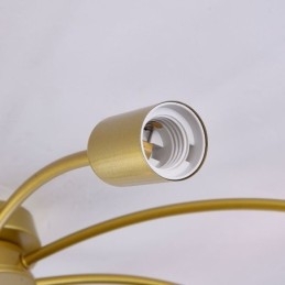 Plafonnier araignée, lampe de salle à manger encastrée classique antique à 8 ou 10 bras
