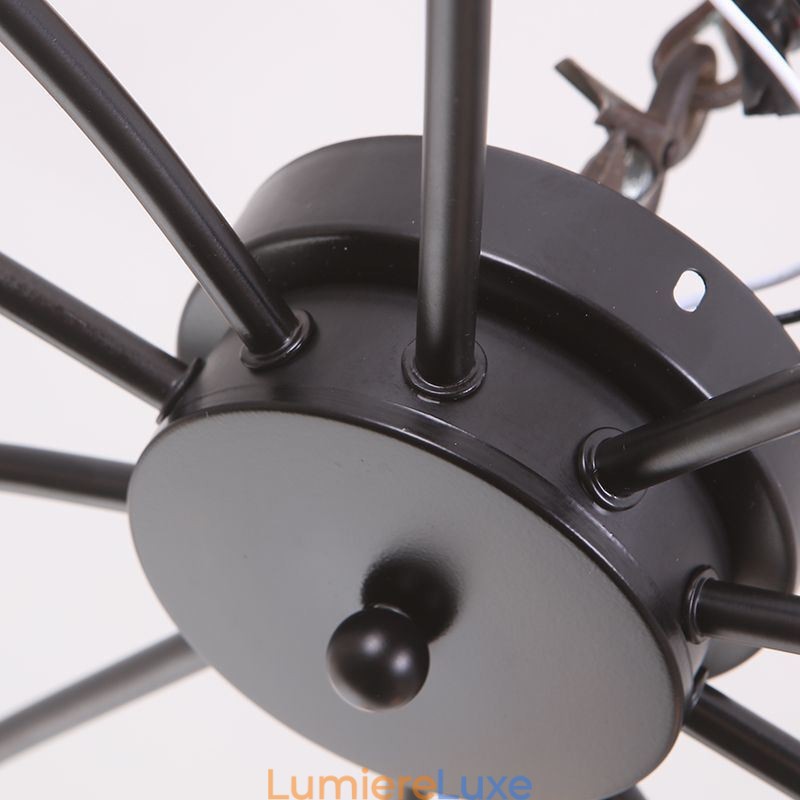 Plafonnier araignée, lampe de salle à manger encastrée classique antique à 8 ou 10 bras