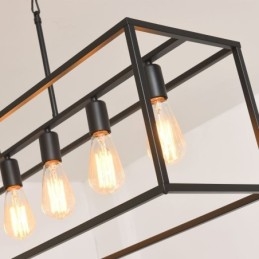 Luminaire suspendu de ferme, luminaires suspendus pour îlot, 6 lumières