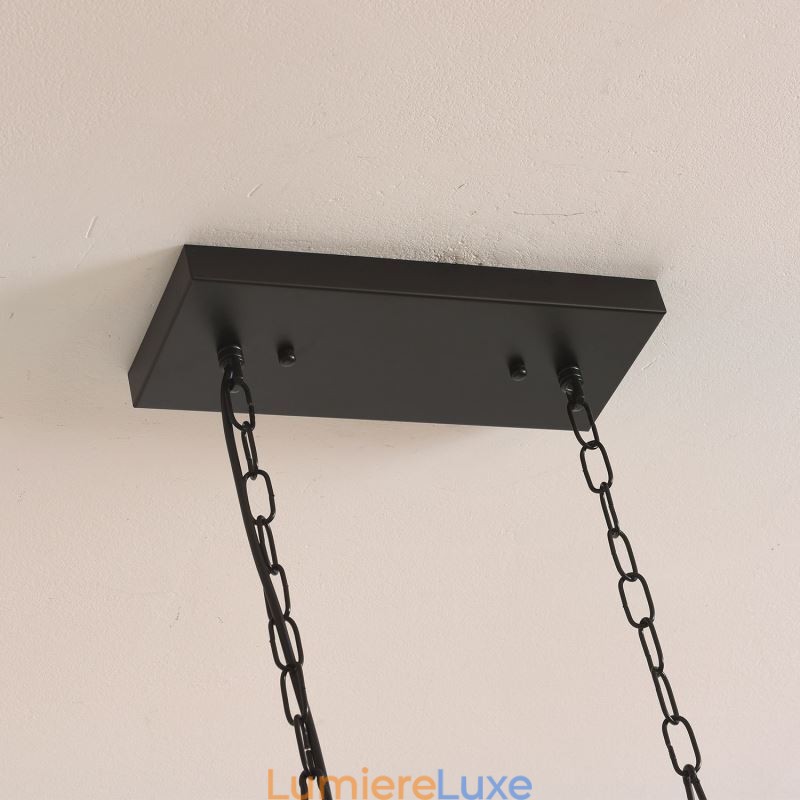 Luminaire suspendu de ferme, luminaires suspendus pour îlot, 6 lumières