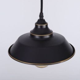 Suspension à poulie de style industriel, design rétractable, hauteur réglable