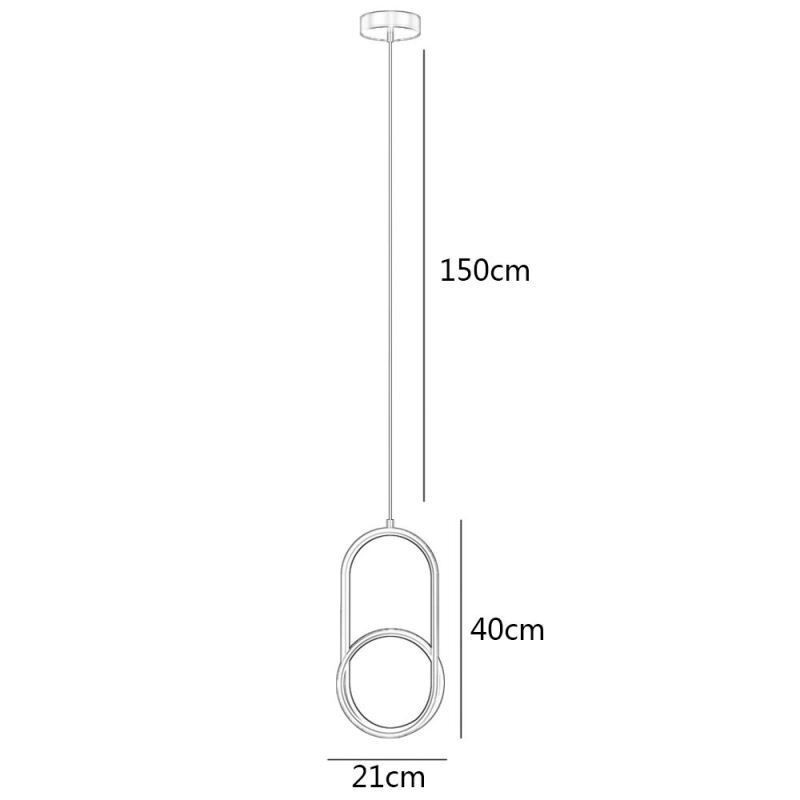 Lampe suspendue moderne et créative