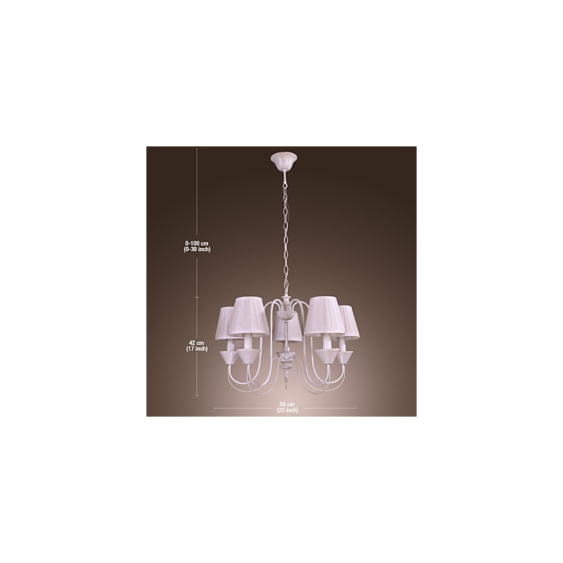 Lustre en bronze rustique Lodge