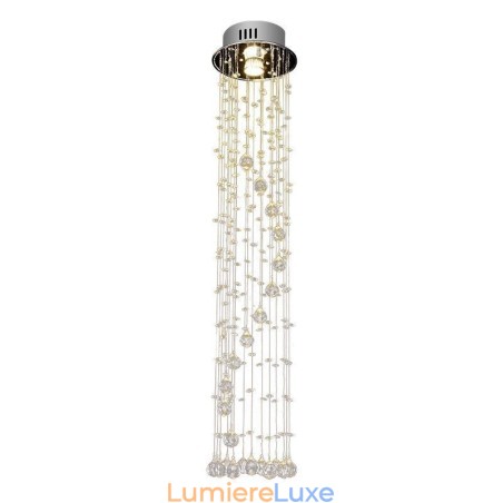 Lustre de luxe de grande taille, luminaire de plafond moderne en cristal encastré Lustre de luxe de grande taille, luminaire de plafond moderne en cristal encastré