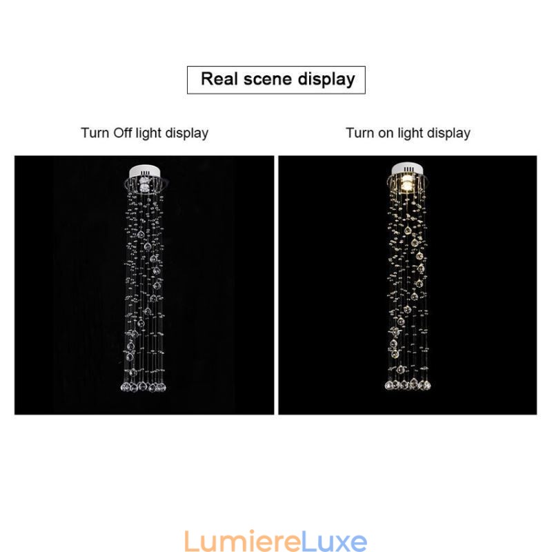 Lustre de luxe de grande taille, luminaire de plafond moderne en cristal encastré
