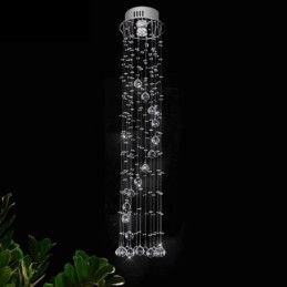 Lustre de luxe de grande taille, luminaire de plafond moderne en cristal encastré