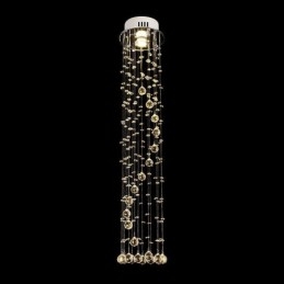 Lustre de luxe de grande taille, luminaire de plafond moderne en cristal encastré