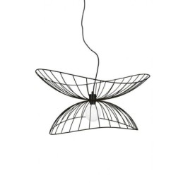 Lustre moderne à chapeau, décoration minimaliste, suspension à 1 lumière