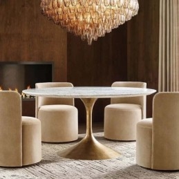 Suspension américaine en verre ambré transparent 90 cm 14 lumières