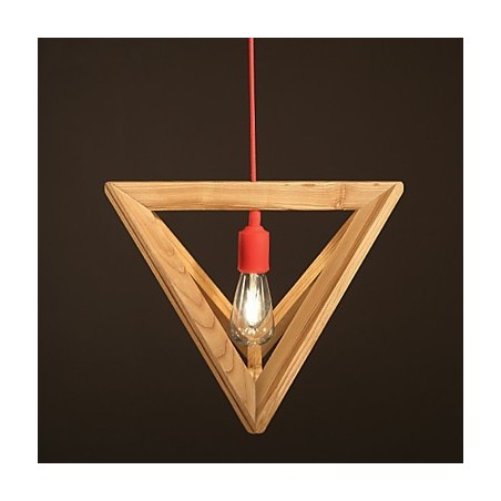 Lustre en bois nordique pour café, vêtements, lustre décoratif rétro créatif en chêne Lustre en bois nordique pour café, vêtements, lustre décoratif rétro créatif en chêne