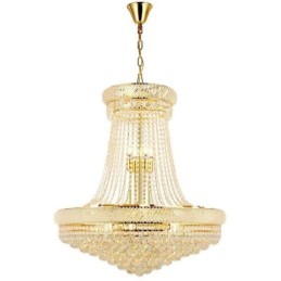 Suspension en cristal, plafonnier décoratif duplex moderne