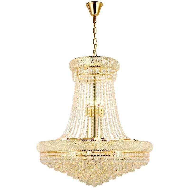 Suspension en cristal, plafonnier décoratif duplex moderne