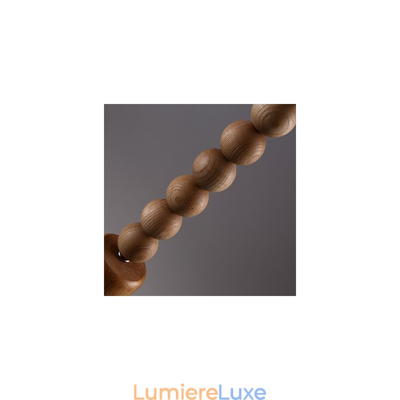 Lustre Mini Style Traditionnel Classique Bois Bambou