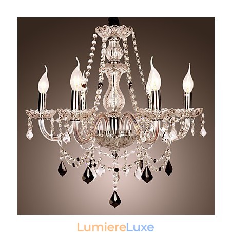 Lustre en cristal et autres verres de style rustique Lodge Lustre en cristal et autres verres de style rustique Lodge