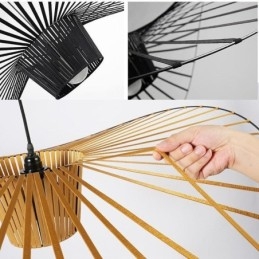 Suspension moderne simple en fer en forme de chapeau