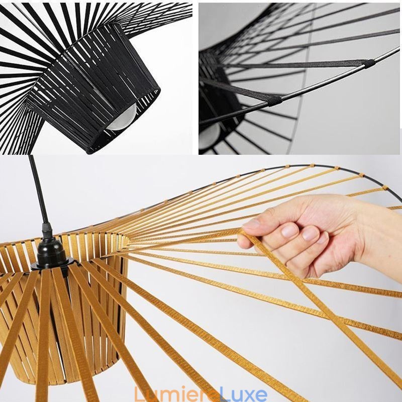 Suspension moderne simple en fer en forme de chapeau