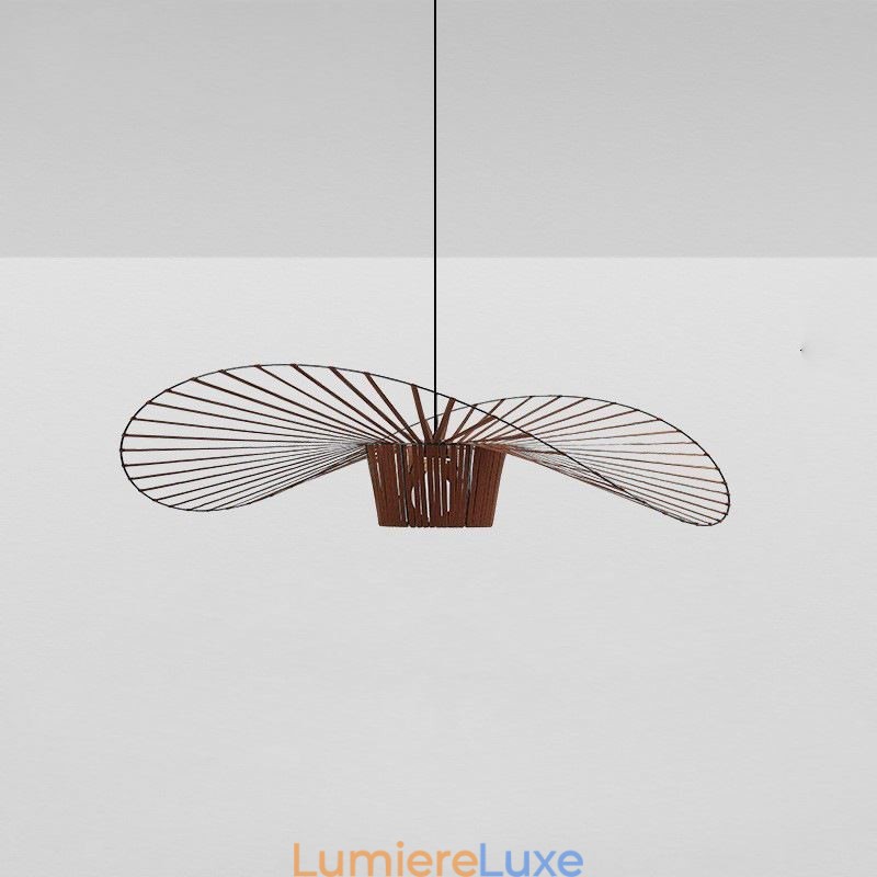 Suspension moderne simple en fer en forme de chapeau