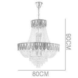 Suspension en cristal, plafonnier décoratif de luxe