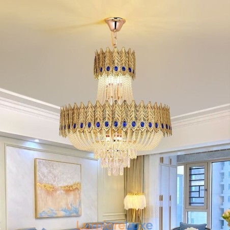 Suspension en cristal, plafonnier décoratif de luxe 60 cm Suspension en cristal, plafonnier décoratif de luxe 60 cm