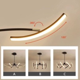Suspension Plafonnier Transformable Minimaliste