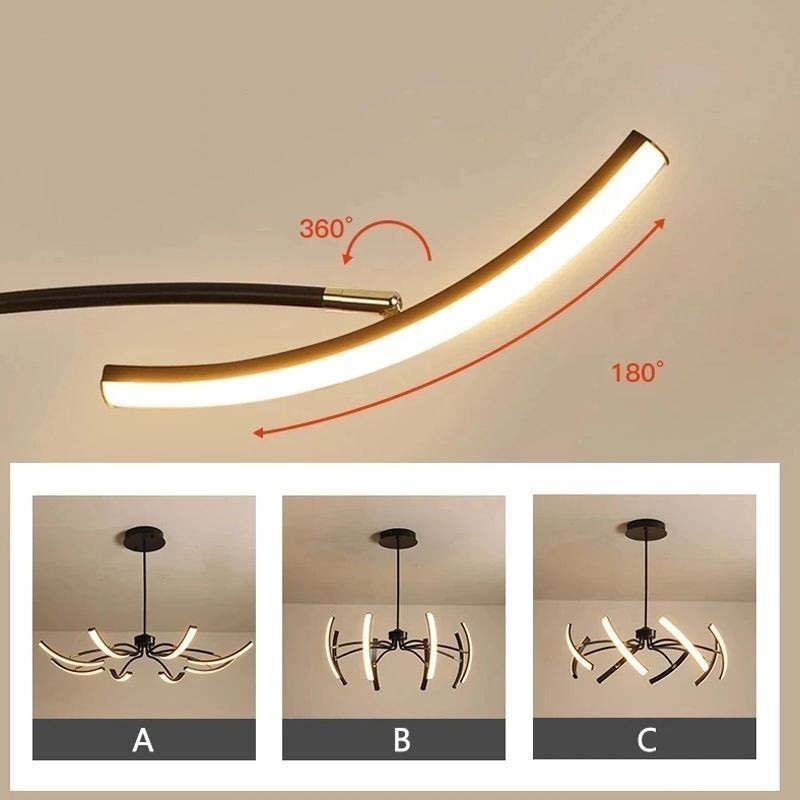 Suspension Plafonnier Transformable Minimaliste