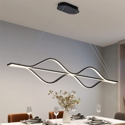 Plafonnier à suspension minimaliste Light Wave