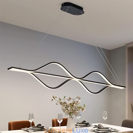 Plafonnier à suspension minimaliste Light Wave Plafonnier à suspension minimaliste Light Wave