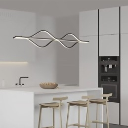 Plafonnier à suspension minimaliste Light Wave