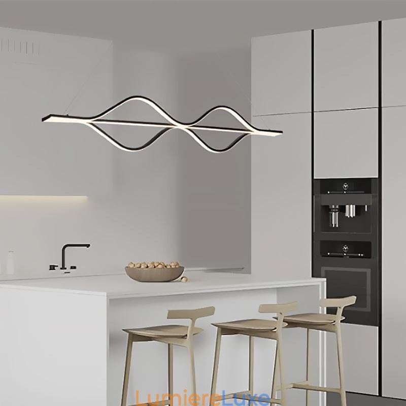 Plafonnier à suspension minimaliste Light Wave