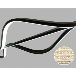 Plafonnier à suspension minimaliste Light Wave