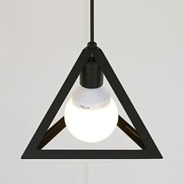 Lustre en métal peint style mini lanterne