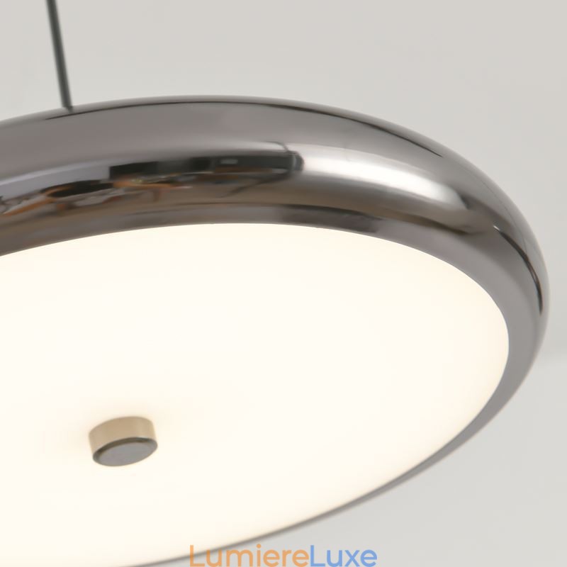 Suspension à trois têtes, lampe suspendue ronde